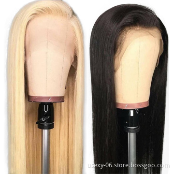 100% natural human hair wig,hd virgin brazilian blonde human hair full lace wigs for black women,hd bob full lace wig human hair